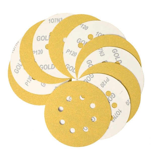 Sndng Dsc, Hook-and-Loop, 6,220G, 6VAC, Gld