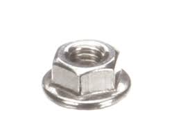 Hex Flange Nut, 4 SS