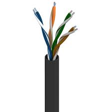 BELDEN, Ethernet Cable,cat5e,24 Ga.,blk,300 Ft.