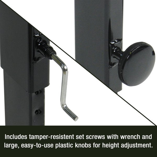 Rectangle Econoline Adjustable Height Computer Desk and Training Table, 30