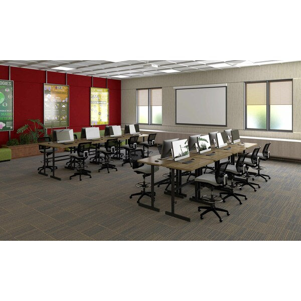 Rectangle Econoline Computer Desk and Training Table, 30