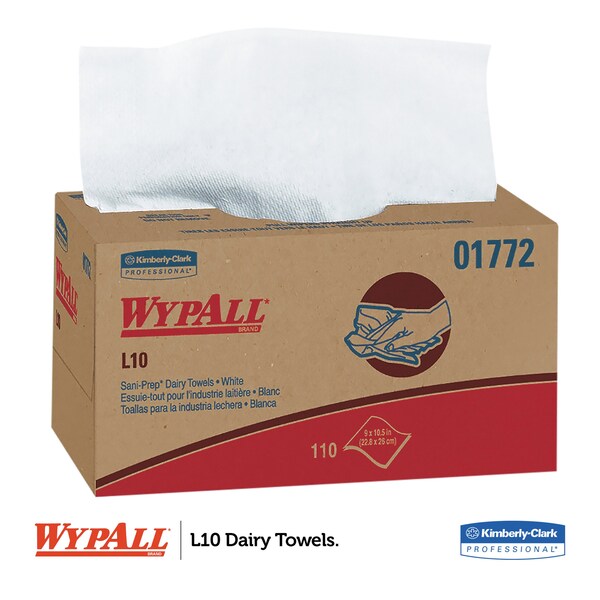 SANI-PREP Dairy Towels, POP-UP Bx, 1, PK18