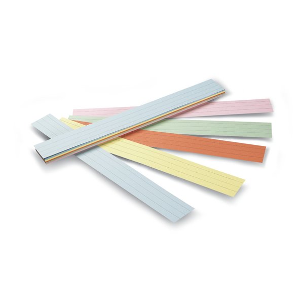 Sentence Strips, 24x3, Assorted, PK100