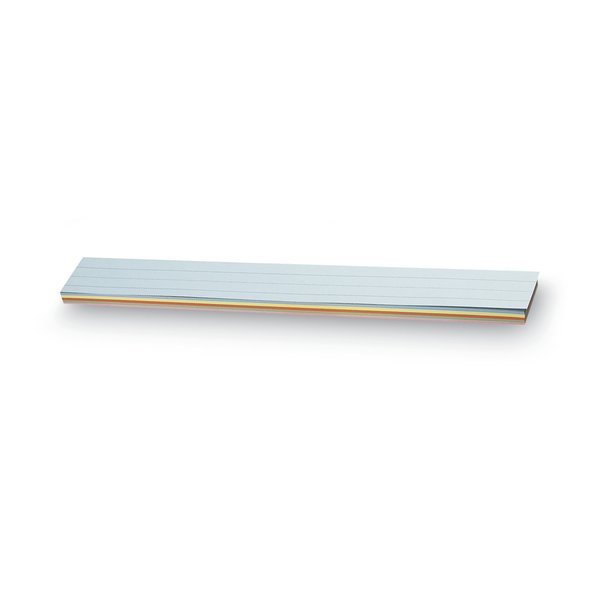 Sentence Strips, 24x3, Assorted, PK100