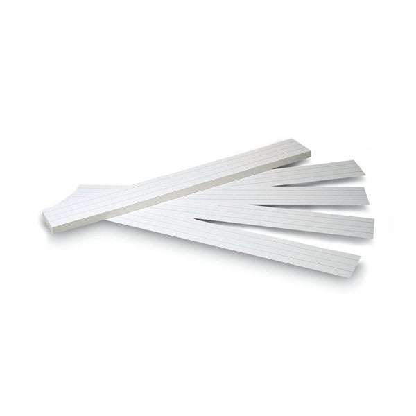 Sentence Strips, White, PK100