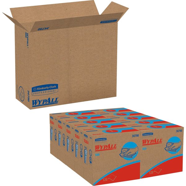 GeneralClean X60 Multi-Task Cleaning Cloths, Pop-Up Box, White (118 Sheets/Box, 10 Boxes/Case)