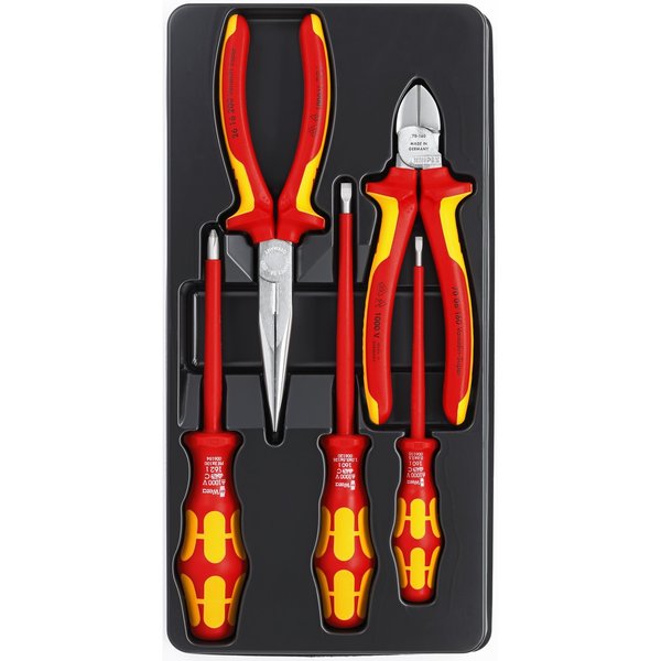 Assorted Pliers Sets, 5 pc 1000V Insulat