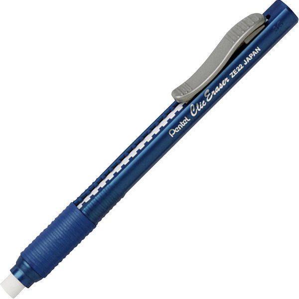 Eraser, Clic, Grip, Blue, PK12