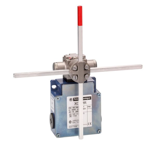 Limit Switch, Rod Lever, Rotary, 2x(2NC), 10A @ 240V AC
