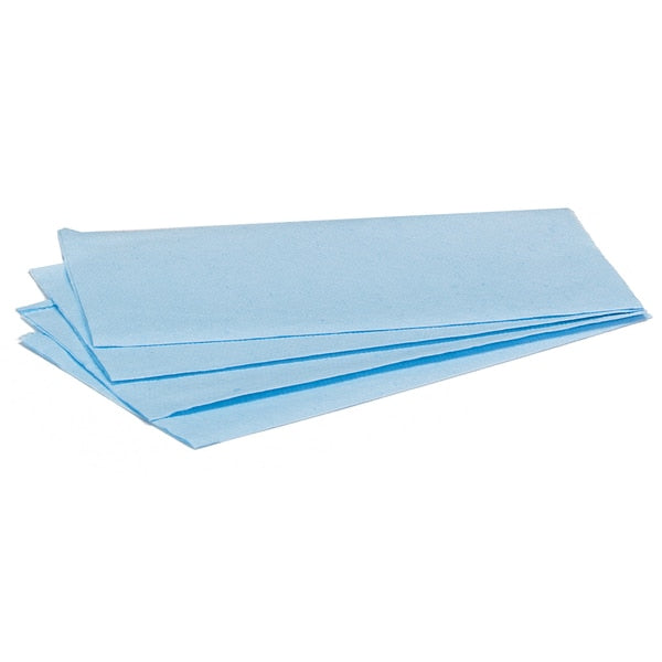 Dry Wipe, Blue, Paper, 16 PK, 140 Wipes, 9 1/4 in x 10 1/2 in