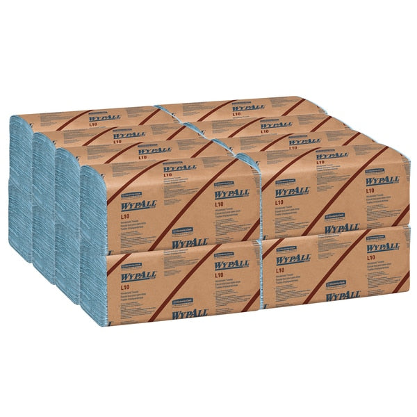 Dry Wipe, Blue, Paper, 16 PK, 140 Wipes, 9 1/4 in x 10 1/2 in