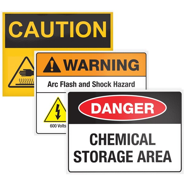 Safety Sign, 9-7/16