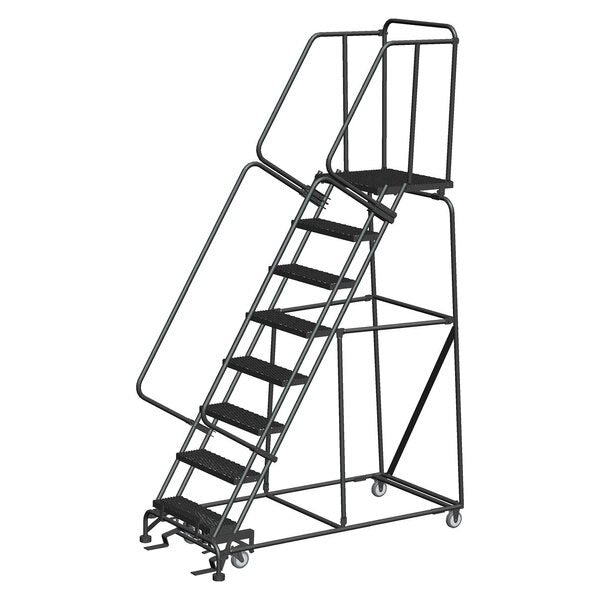 Stock Picking Roll Ladder, Steel, 80 in.H