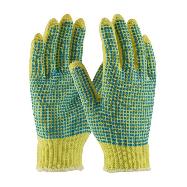 Cut Resistant Coated Gloves, A3 Cut Level, PVC, XS, 12PK