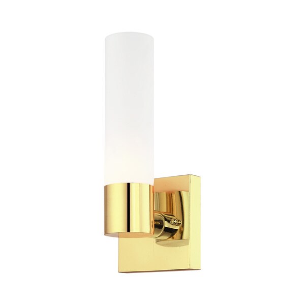 Aero 1 Light Polished Brass ADA Wall Sco