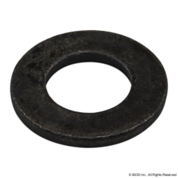 Flat Washer, Fits Bolt Size M5 , Steel Zinc Plated Finish