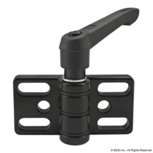 Slotted 4 Hole Locking Zinc Hinge 45 S