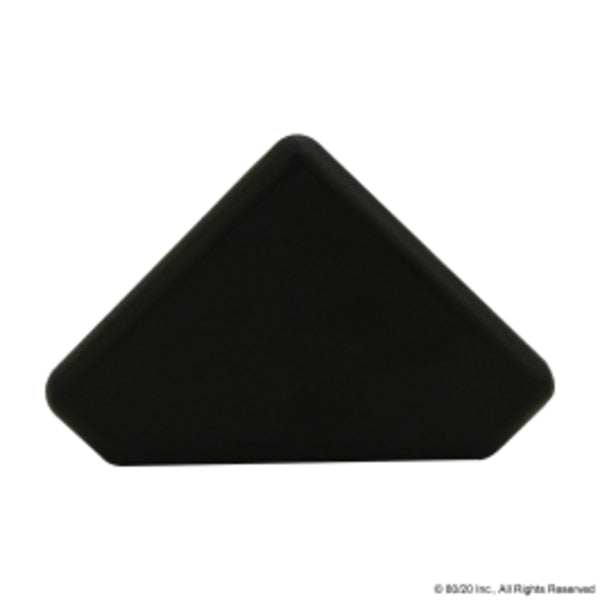 End Cap, 40-4045-Lite Profile Nylon Blk