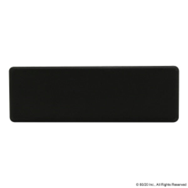 End Cap 40X120 2Pin Nylon Blk
