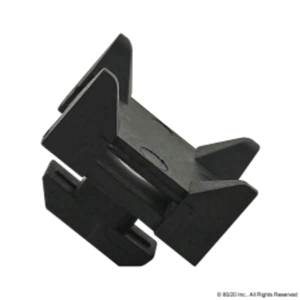 Cable Mount Block 1/4 Turn Nylon Blk