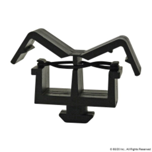 Cable/Tube Clip 1/4 Turn Nylon Blk