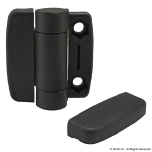 Standard Detent Hinge Notab Nylon Blk
