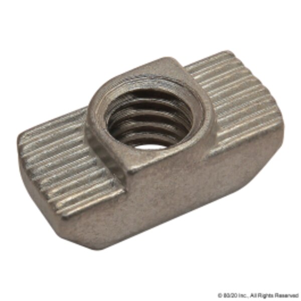 Drop In T-Nut M6 Slot8 ss