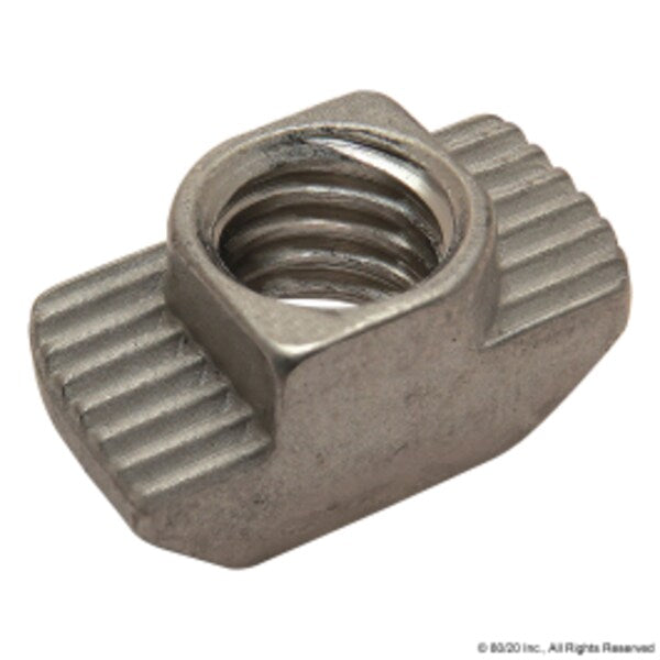 Drop In T-Nut 5/16-18 Slot10 ss