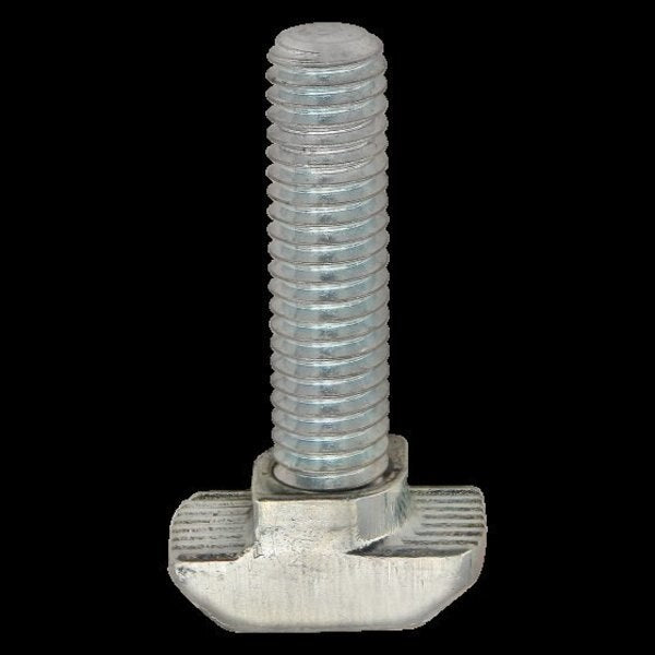 Drop In T-Stud M6X25 Zinc Plated Steel