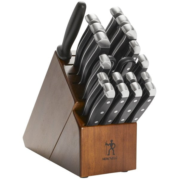 Knife Block Set, 20-pc, Dark Brown