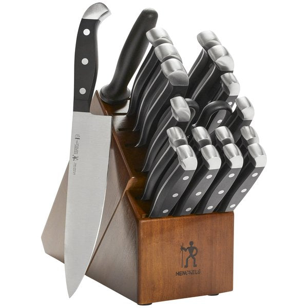 Knife Block Set, 20-pc, Dark Brown