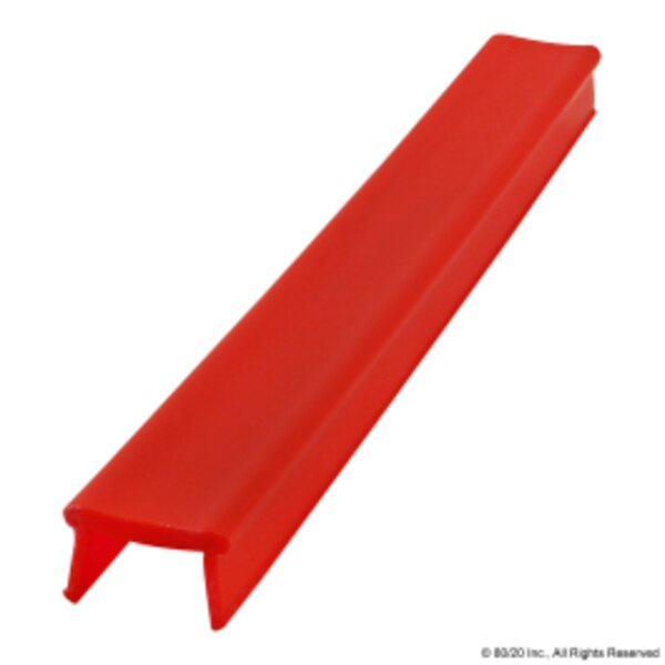 Economy T-Slot Cover - Red 2M 45 Series