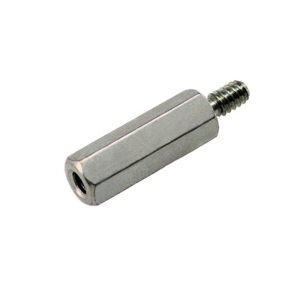 Hex Standoff, M3 Thrd Sz, Brass Zinc Plated, 4.5 mm Hex W