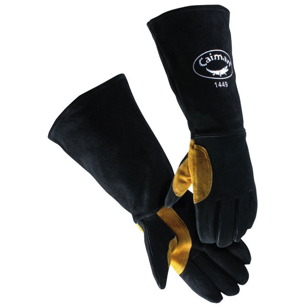 Stick Welding Gloves, Cowhide Palm, Universal, PR