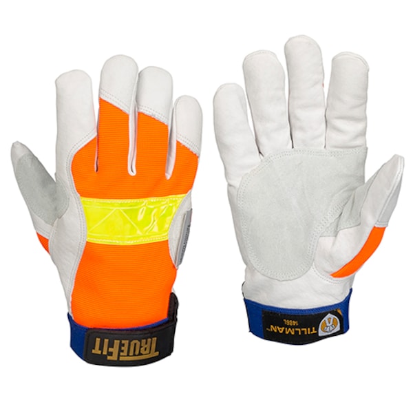 Hi-Vis Cold Protection Gloves, Thinsulate Lining, XL