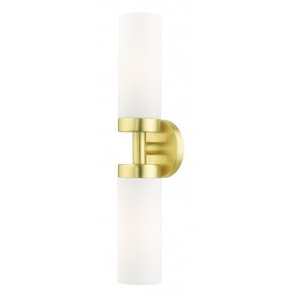 Satin Brass ADA Vanity Sconce, 2 Light