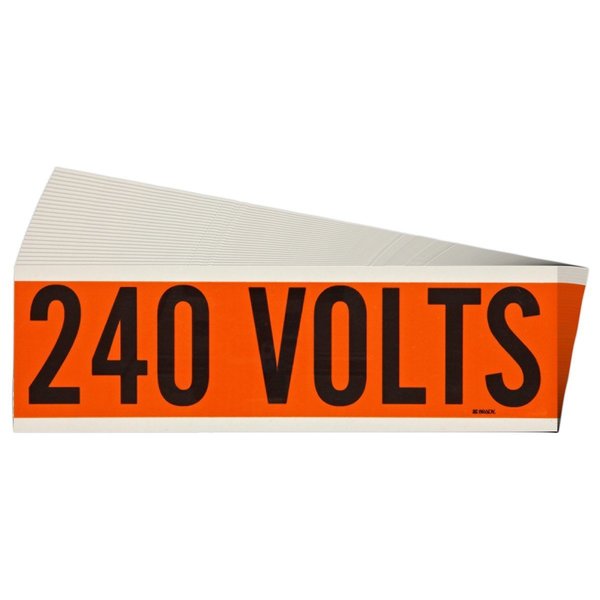 Conduit and Voltage Sign and Labels, PK25