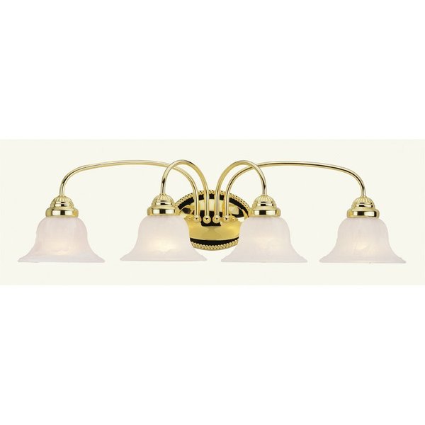 Edgemont 4 Light Polished Brass Bath Vanity