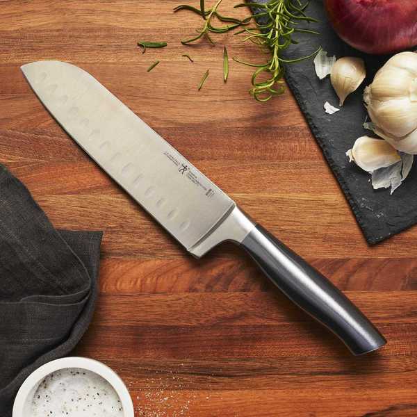 Hollow Edge Santoku Knife, 7