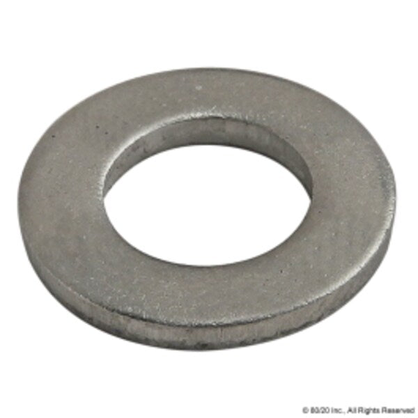 Flat Washer, Fits Bolt Size M6 , Stainless Steel Plain Finish