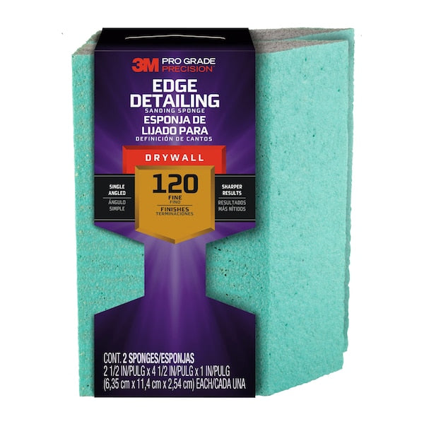 Sanding Sponge, Fine, 4 1/2