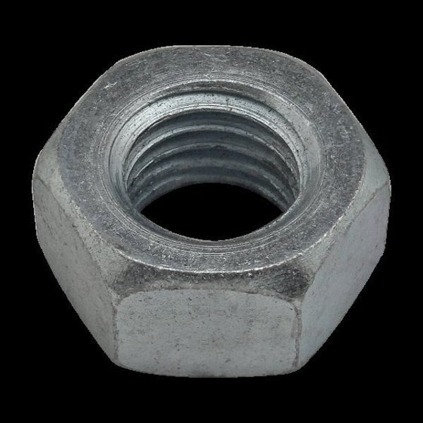 Hex Nut, M6-1.00, Steel, Zinc Plated
