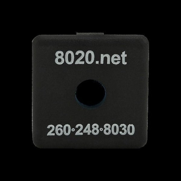 End Cap, Black, Push-Ins, 1010
