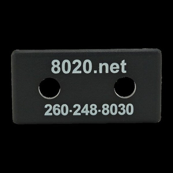 End Cap, Black, Push-Ins, 1020