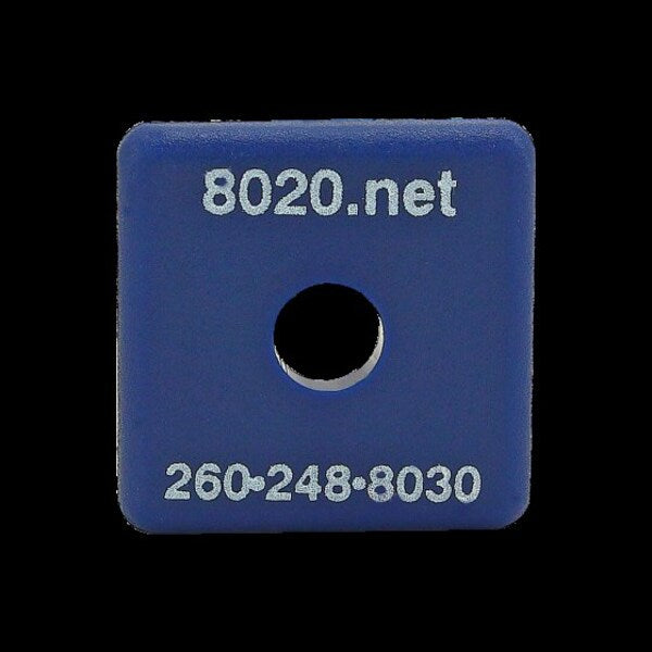 End Cap Blue W/Push-Ins 1515/1515-Lite