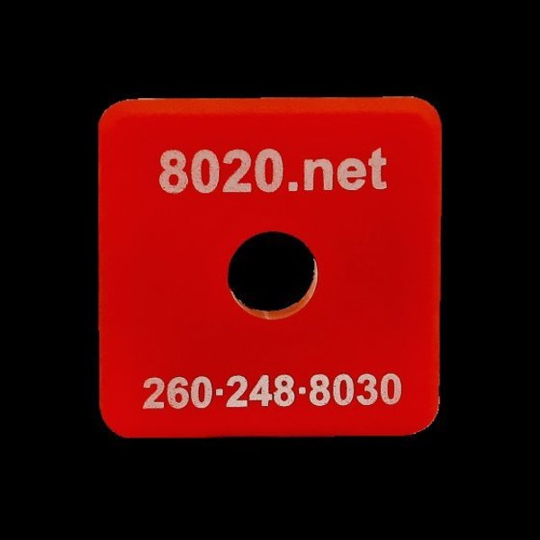 End Cap Red W/Push-Ins 1515/1515-Lite