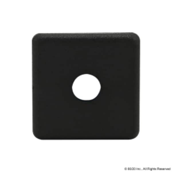 End Cap Black W/Push-Ins 1515/1515-Lite