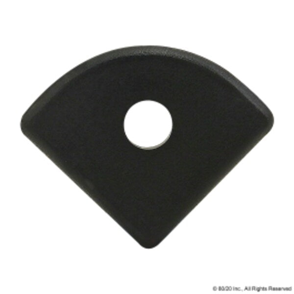 End Cap Black W/Push-Ins 1517
