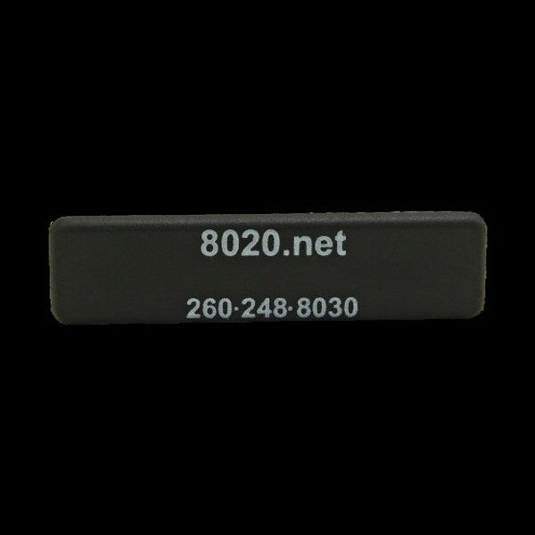 End Cap, Black, 3075