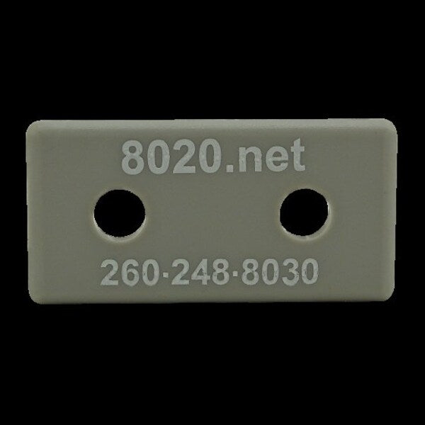 End Cap Gray W/Push-Ins 1530/1530-Lite